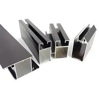 Profils en alliage d'aluminium anodisé 6063 T5 usinés sur mesure par CNC pour les systèmes de portes et de fenêtres