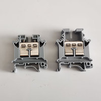 Bloque de terminales de paso UKH 25N, bloque de terminales universal, conector eléctrico gris, bloque de terminales de tornillo para cable de 25 mm²
