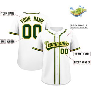 Camiseta de Béisbol Personalizada con Botones, Nombre y Número Impresos y Cosidos, Uniforme Deportivo Transpirable Unisex para Adultos - Product Image 2