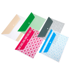 Document <b>Folder</b> Printed Matt Series Side Sealing Stationery A4 Plastic <b>File</b> <b>Folder</b> Matte Finish Document Organizer - Product Image 1