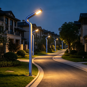 ไฟถนน LED กำลังไฟ 30/50/60/100 วัตต์ แบบกำหนดเองจากโรงงาน สำหรับสวน ภูมิทัศน์ ลานจอดรถ พร้อมเสาไฟโลหะ มาตรฐาน IP65 รับประกัน 5 ปี - Product Image 3