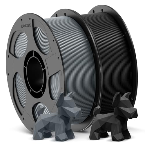 2 x 1 kg PLA Noir Texture Gris
