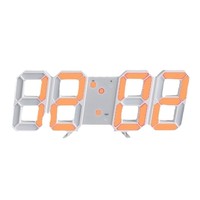 Jam Alarm Digital 3D, Jam Meja Rumah, Jam Dinding, Ruang Tamu, Jam Elektronik LED Dinding Kelas Atas, Jam Dinding