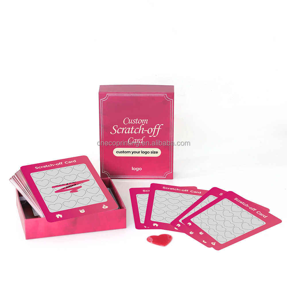 Custom Scratch Off Gift Cards Personalized Printed