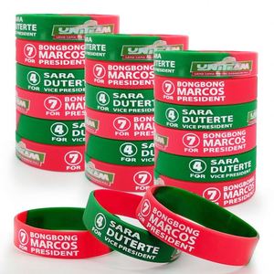 Pulseras y Brazaletes Anchos Personalizados de Calidad a Precio Económico, Colores Segmentados para Eventos Deportivos y Votaciones - Product Image 5