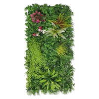 Panneaux de gazon artificiel pour intérieur, plantes artificielles, mur végétal pour extérieur, haie artificielle, vigne verte, mur végétal