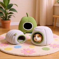 Lit pour cochon d'Inde lavable, abri pour petits animaux, tubes et jouets pour cochon d'Inde et chinchilla, tunnels pour animaux de compagnie, maison pour animaux