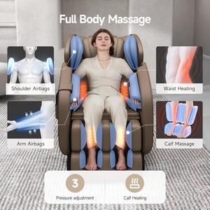 Chair Modes Zero Gravity Shiatsu Built-in Heat System Airbag With Scan Deep Yoga Chair Chair Massag Re - Product Image 4