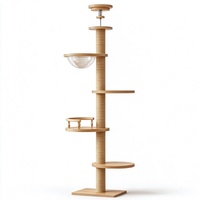 Hamac pour chat, arbre à chat multi-niveaux, griffoir en sisal, perchoir pour chat, condo pour chat, meubles durables pour chats d'intérieur
