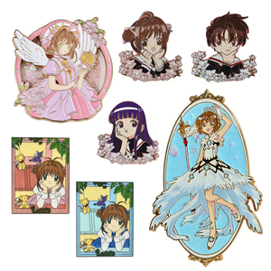Broches Decorativos de Anime <span class=keywords><strong>Sakura</strong></span> <span class=keywords><strong>Cardcaptor</strong></span> para Ropa, Venta al Por Mayor - Product Image 1