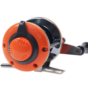 Carrete de Pesca Giratorio con Cuerpo Metálico, Línea, Caña de Pescar en Hielo, Tambor, Aparejos de Pesca de Invierno IEC FISHING - Product Image 4