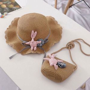 Sombreros de Verano para Niños, Sombrero de Paja para Bebé Barato, Sombreros Lindos para Bebé con Bolsa, Elegantes para Venta al por Mayor - Product Image 3