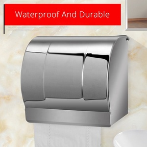 In Acciaio Inox Rotolo <span class=keywords><strong>di</strong></span> <span class=keywords><strong>Carta</strong></span> Tissue Holder Parete della Scatola Del Tessuto <span class=keywords><strong>per</strong></span> la Casa Bagno <span class=keywords><strong>Cucina</strong></span> con Superficie Liscia Igienica Dispenser - Product Image 3