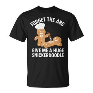 Camiseta navideña Gingerbread Snickerdoodle con diseño divertido navideño, ajuste unisex - Product Image 1