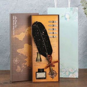 Coffrets Cadeaux Stylo Plume Fontaine pour Femmes Journée des Enseignantes - Boîte Carrée Personnalisée avec Logo Imprimé UV et Matériau en Papier Gaufré - Product Image 6