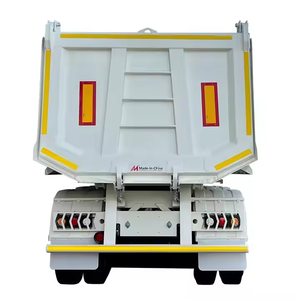 Semi-remorque benne arrière 3 essieux en U avec tracteur - Product Image 2