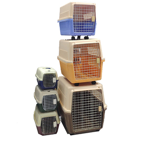 Wholesale Portable Plastic Airline Pet Carrier Pet Transport Cage for Cat and Dog