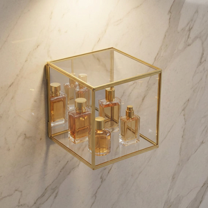 Innovative Design European Style Square Cube Glass <b>Storage</b> Box <b>Mirror</b> for Wall Hanging Display Home <b>Storage</b> Organization - Product Image 1