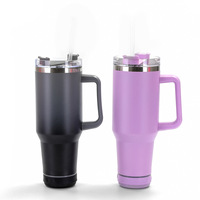 Gobelet isotherme intelligent en acier inoxydable avec chargement USB, écologique, pour eau bouillante, 30oz 40oz, portable