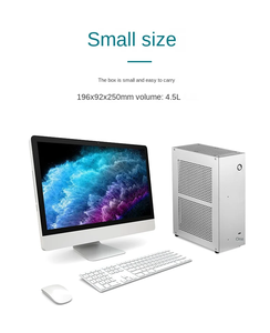 NS01 อินเทอร์เฟซประเภท-C MINI ITX เคสพีซี SGCC 0.8 มม. สำหรับสำนักงาน รองรับเมนบอร์ด เคสพีซี - Product Image 4