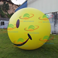 Ballon gonflable géant en PVC imperméable à l'hélium avec LED pour la publicité