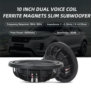 Drucklogo hochleistungs-10/12 Zoll auto-passiv-subwoofer doppelsprechspulen reiner bass subwoofers Speaker