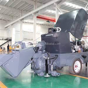 Tüm kuru, yarı kuru veya ıslak şap uygulamaları için GPXT200-D/A 5m 3/h dizel kuru şap harç karıştırıcı pompası ve Transfer makinesi - Product Image 4