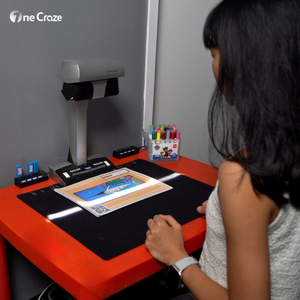 Mur de peinture interactif pour enfants avec projection tactile et jeux sur le thème de divers animaux de dessins animés et d'anime - Product Image 4
