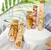 OEM marque privée de luxe fleurs aromatiques guérison relaxant bio Spa cristal corps tremper tube de sel de bain d'Epsom sel de bain parfumé