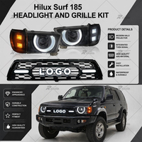 Kit de mise à niveau de calandre avant Plug and Play pour Toyota Hilux Surf 185 avec phares LED à faisceau bas et haut