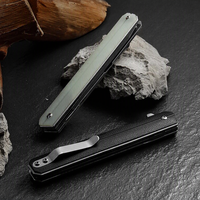 Couteau pliant G10 en acier inoxydable 8Cr14, style PDG, outil de survie pour le camping en extérieur, couteau tactique EDC de poche, ensemble OEM en gros