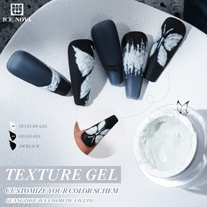ICE NOVA textura Gel 4 colores <span class=keywords><strong>uñas</strong></span> Diy 3D yeso Gel yeso prensado en <span class=keywords><strong>uñas</strong></span> dibujo diseño <span class=keywords><strong>uñas</strong></span> arte esmalte barniz Decoración - Product Image 4