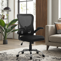 VANBOW Offre Spéciale pivotant exécutif maille bureau chaise à bascule en métal haut ajuster style de loisirs contemporain pour le salon