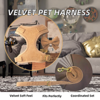 Maßgefertigtes Hanyang Weiches Neopren-Gepolstertes Hundegeschirr mit Jacquard-Logo-Gurtband Verstellbarer Hundebrustgurt für Alle Größen