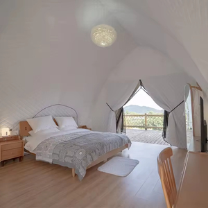 Tentes de luxe pour hôtel, quatre saisons, double couche, en PVC et toile, 35 m, pour resort et camping en bord de mer, grande tente pour 2 personnes - Product Image 4