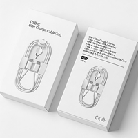 Kabel Data Pengisian Cepat 60W Tipe C ke C Terbaru 2026 untuk iPhone 15 16 17 Pro Max Samsung Android dengan Kotak