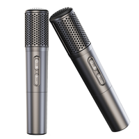 Tren baru 2.4G profesional hitam dinamis genggam mikrofon akurat Pro Audio nirkabel dengan Receiver untuk bernyanyi
