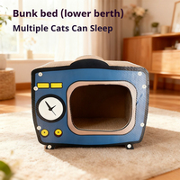 Griffoir pour chat en carton ondulé en forme de téléviseur, vente en gros OEM, fournitures pour animaux de compagnie