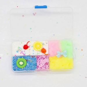 ชุดทำสไลม์พลาสติก DIY รูปทรงผลไม้หลากสีสัน ชุดของเล่นนุ่มนิ่ม สนุกสนาน สร้างสรรค์ เสริมพัฒนาการ ลูกปัดดินน้ำมันนุ่มฟู - Product Image 3