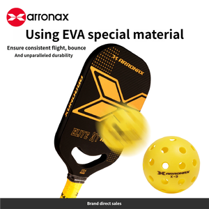 Balles de pickleball professionnelles <span class=keywords><strong>Arronax</strong></span> X-3 pour l'extérieur, matériau EVA de qualité supérieure, 40 trous pour les entraînements et les tournois - Product Image 3