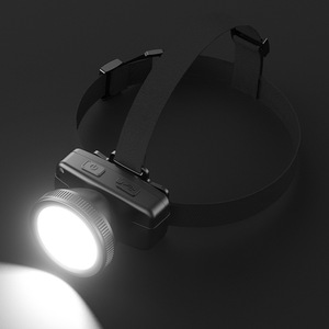 Lampe frontale Superfire Hl55 2400Maha, lumière LED rechargeable pour la randonnée, le camping, la conduite nocturne, l'exploration des grottes - Product Image 1