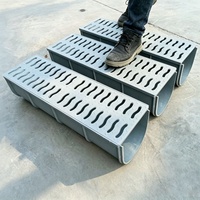 Réservoir de drainage linéaire en U en composite de résine de fibre de verre de fabrication chinoise pour travaux municipaux