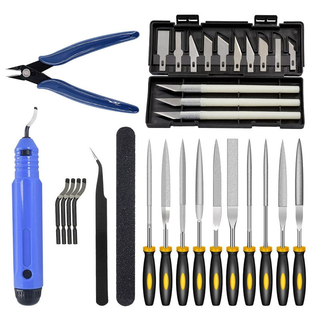 32Pcs 3d Print Tool Kits Model Tools Craft Set Hobby Building 3D Printer Clean-up Parts