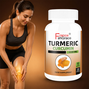 Curcuma et Curcumine Personnalisés 180 Capsules avec Biopérine – Essentiel pour la Mémoire et l'Apprentissage – Extraits Végétaux de Curcuma et Curcumine - Product Image 1