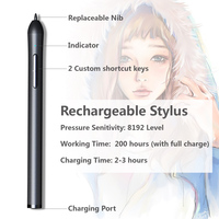 Tableta de dibujo gráfico digital, dispositivo con 5 teclas de presión personalizadas, niveles de presión 8192, PC, el más vendido