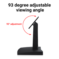 Ordinateur industriel vesa support de bureau réglable au sol support de moniteur LCD support d'ordinateur