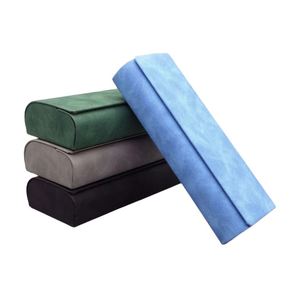 Estuche para Gafas de Sol de Cuero PU Ecológico, Hecho a Mano, Rectangular, con Tela EVA, Colores Variados, Venta al Por Mayor - Product Image 1