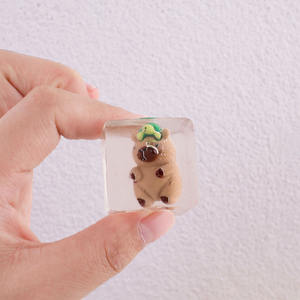 Mini Squishies Kawaii de Capibara de Dibujos Animados, Aromatizados, de Subida Lenta, Juguete Antiestrés con Forma de Comida para Niños, Juguete Sensorial Fidget - Product Image 4