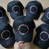 Casquette de baseball unisexe en daim 5 panneaux Sombrero Barbas Hats 001, design brodé et peint au pistolet G5, personnalisable, style urbain