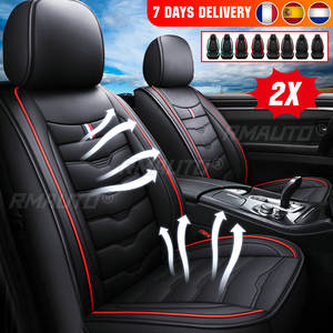 Funda Universal para Asiento Delantero de Coche, de Cuero PU Transpirable, Juego de Cojines, Protector de Asientos de Coche, Accesorios para Coche - Product Image 1